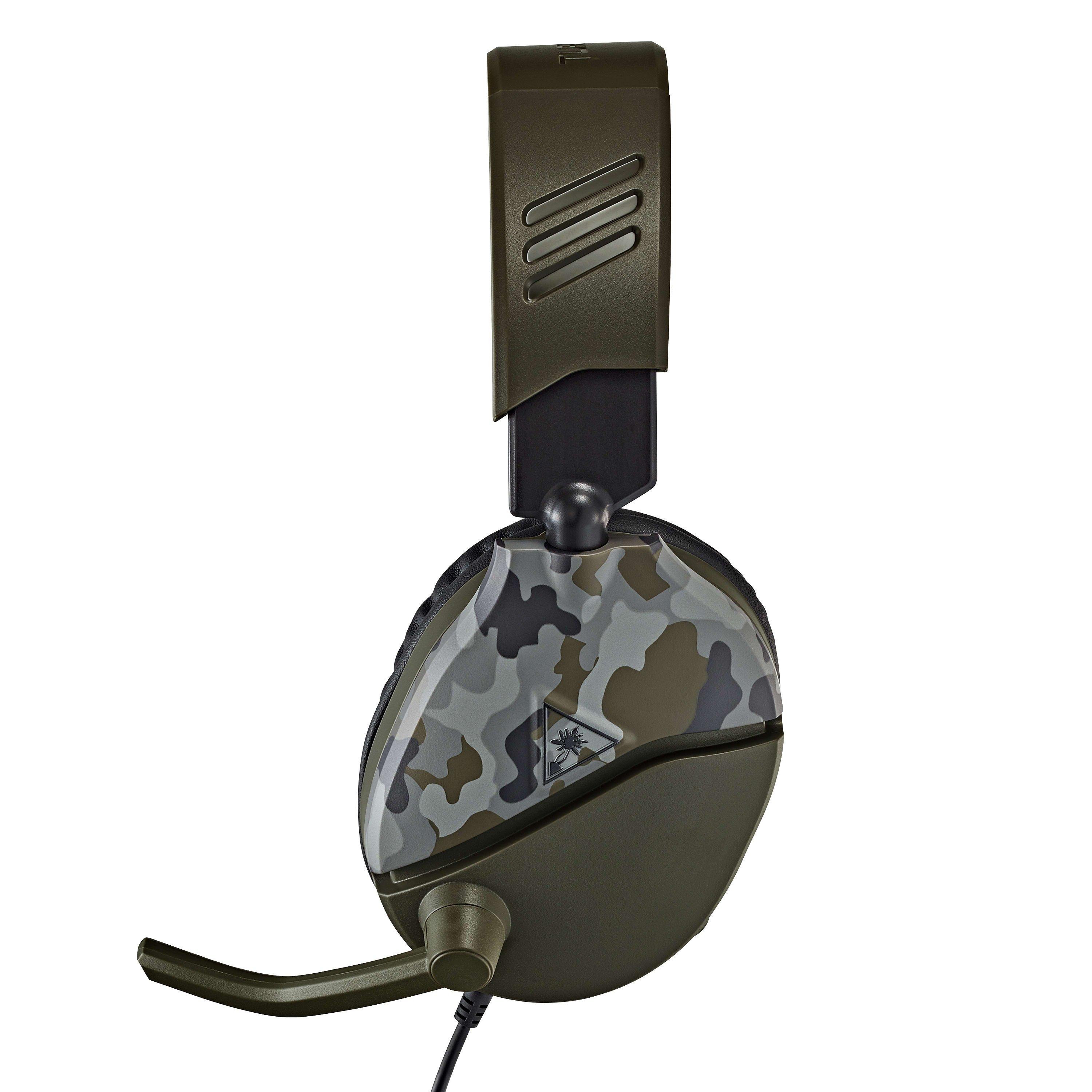 Turtle Beach GAME Recon 70 Gaming Headset for Xbox PS5 PS4 PC – Camo Green
