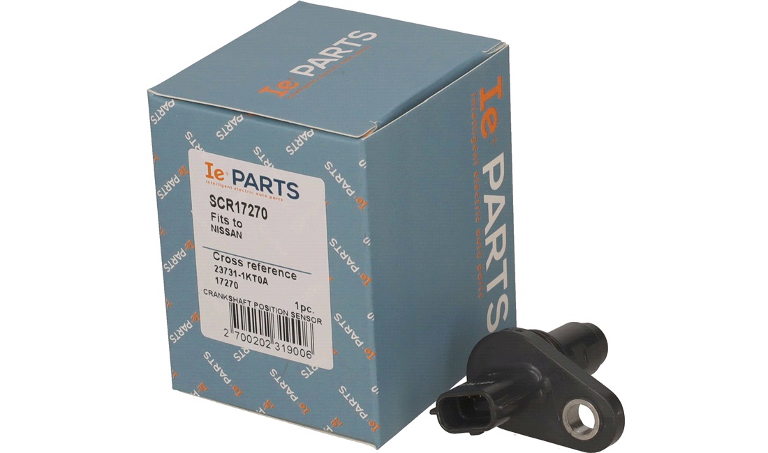 Impulsensor, krumtapaksel