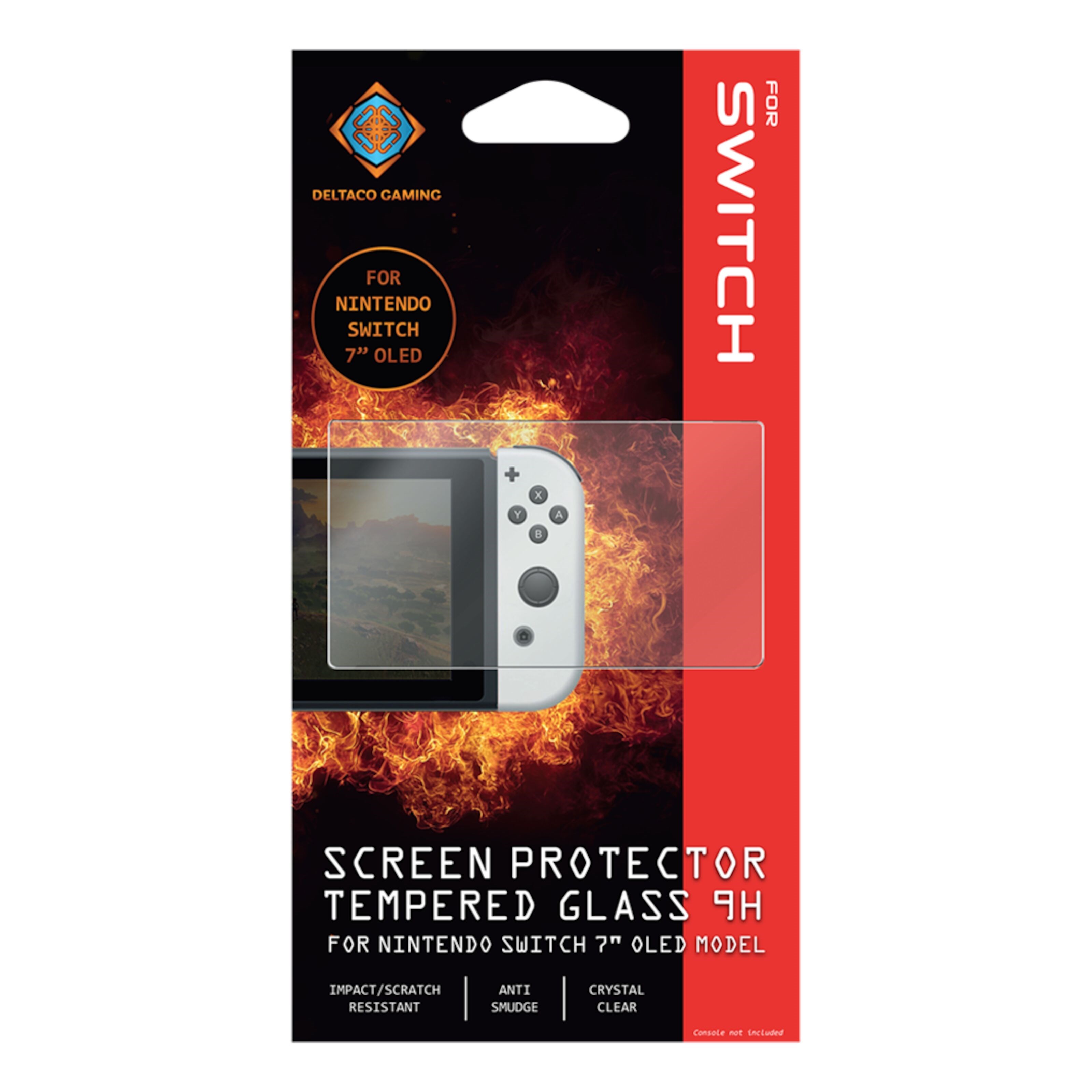 Deltaco Skjermbeskytter i glass for Nintendo Switch OLED
