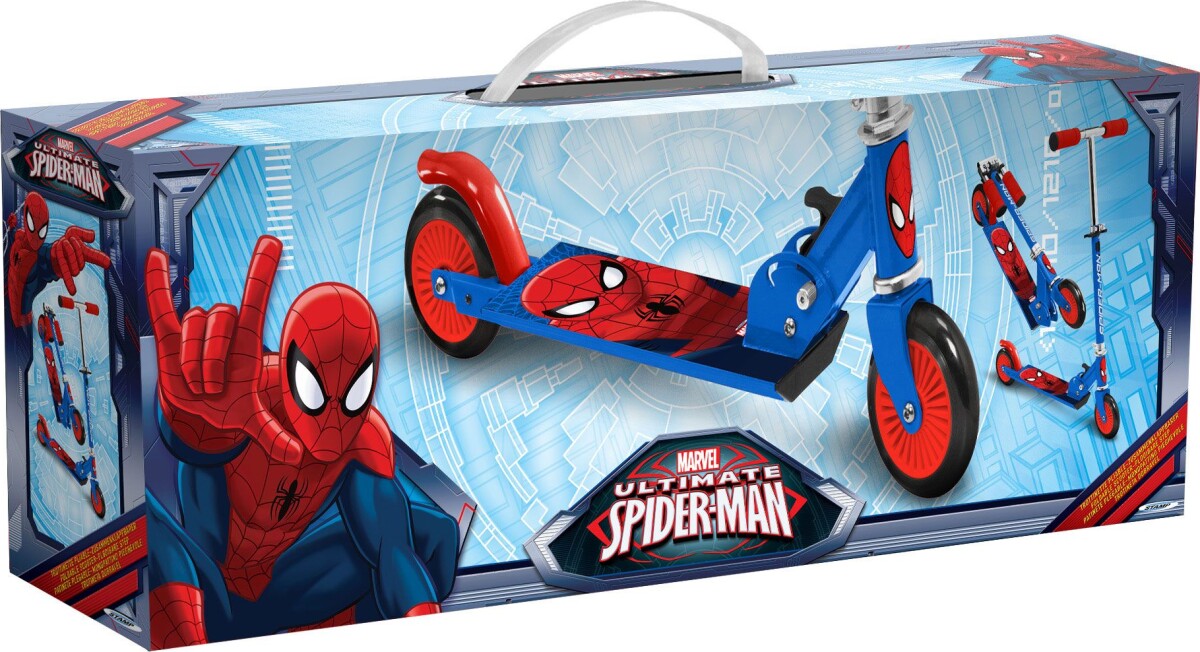 Spiderman - Løbehjul - Blå Rød