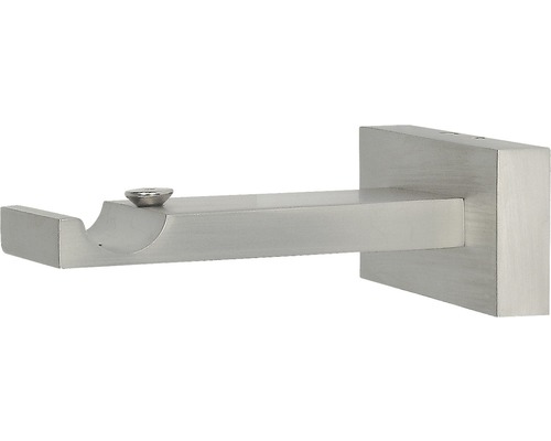 Enkelsporige wandbeugel voor Narvik, RVS-look, Ø 16 mm, 8 cm lang