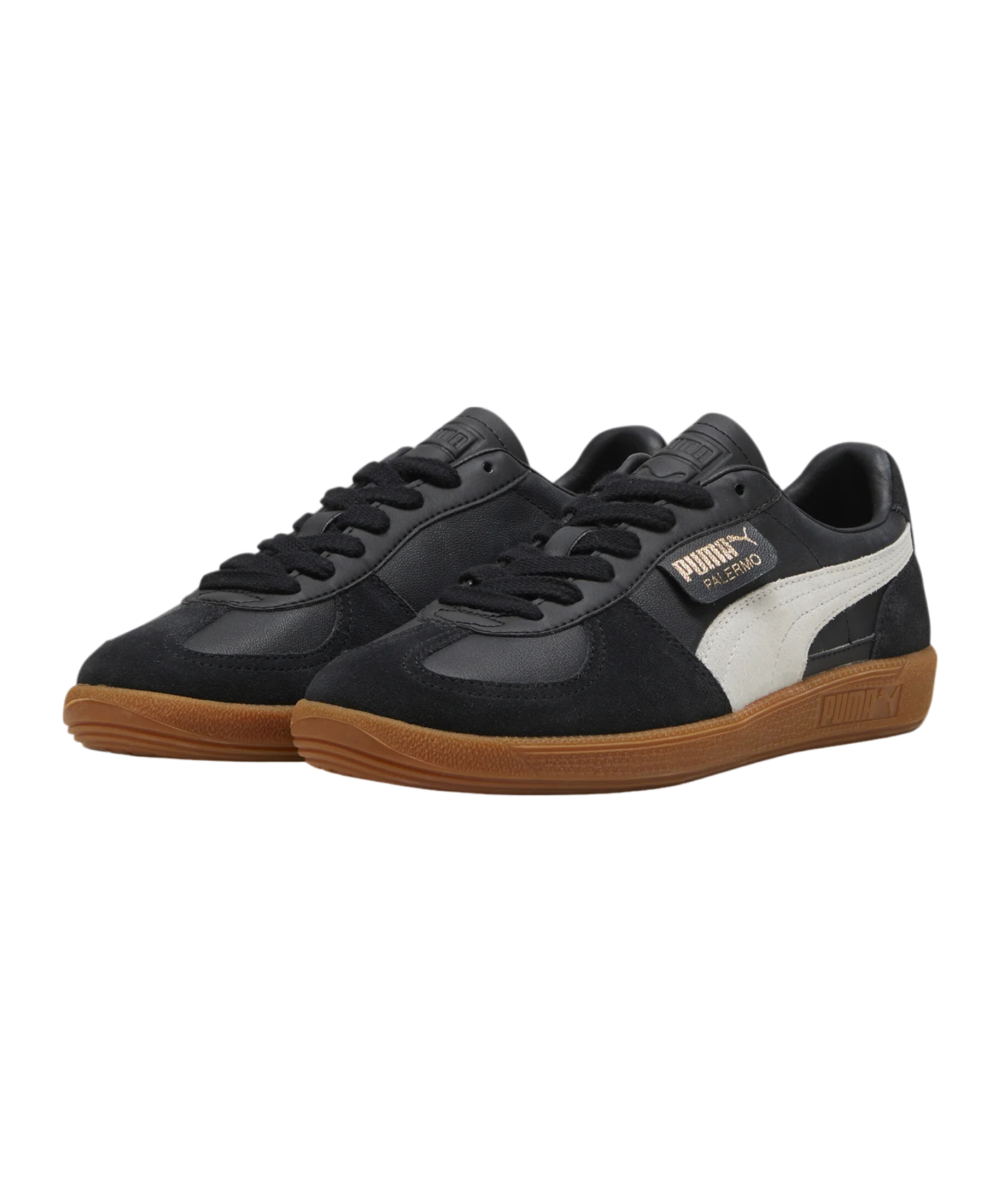 PUMA Palermo Lth Schwarz Grau F03