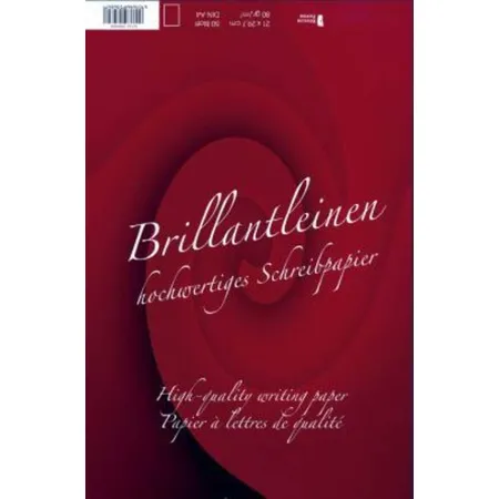 Rössler Briefblock DIN A4 80 g/qm, 50 Blatt, Leinen