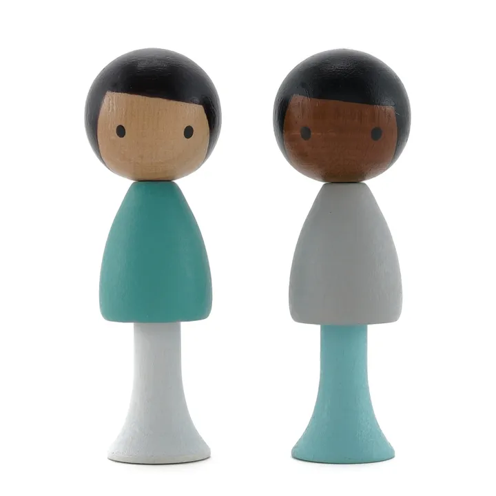 Clicques Personnages en bois S&J