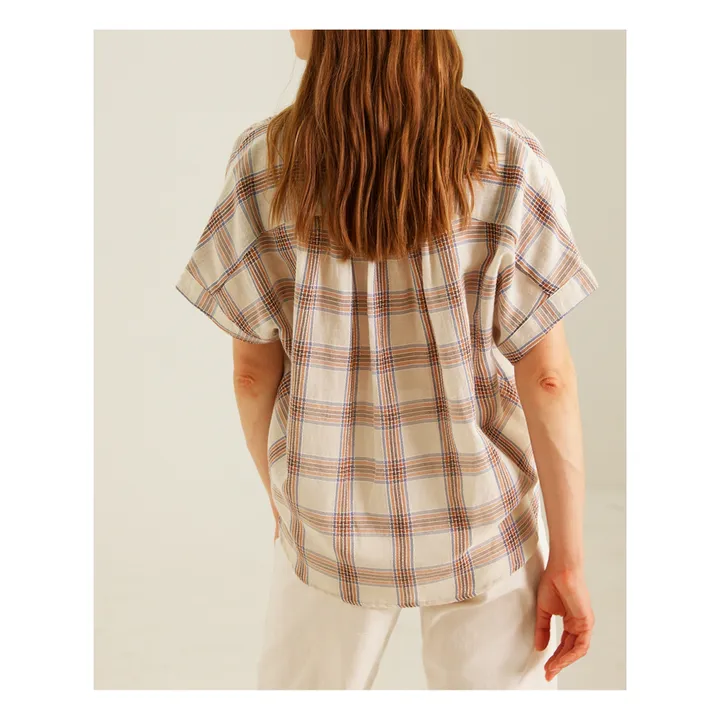 Sacrécoeur Chemise Louisa Brando Carreaux | Beige