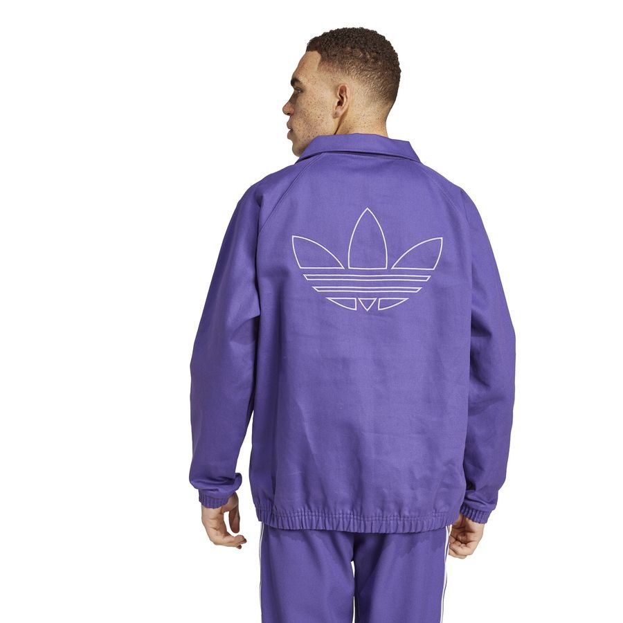 Real Madrid Maillot Drill Top Terrace Icons - Violet