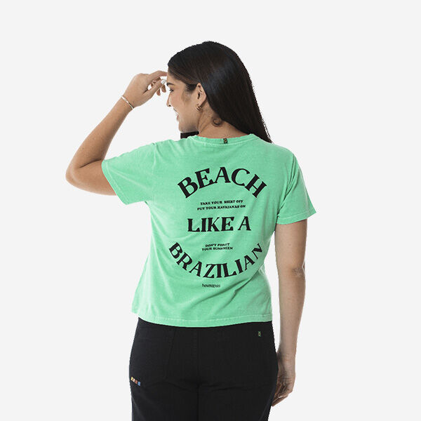 Havaianas T-Shirt W Beach Like A Brazilian BB