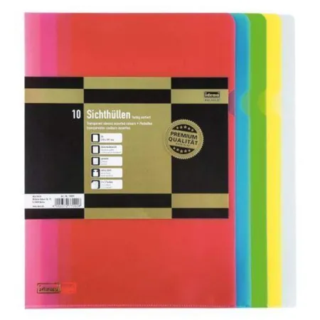 Idena Sichthüllen, A4, PP 120µ, 10 Stück