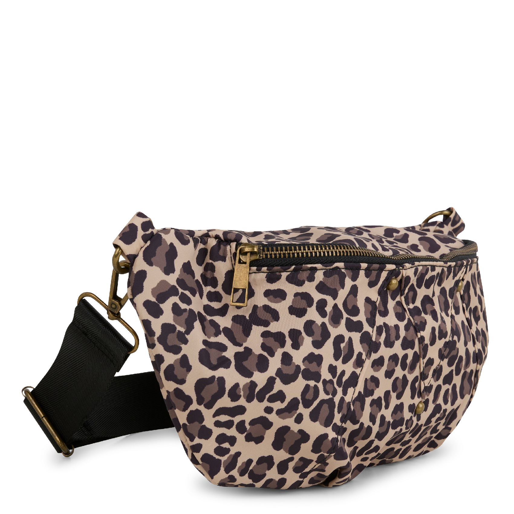 NILA - Sac banane imprimé| Noir