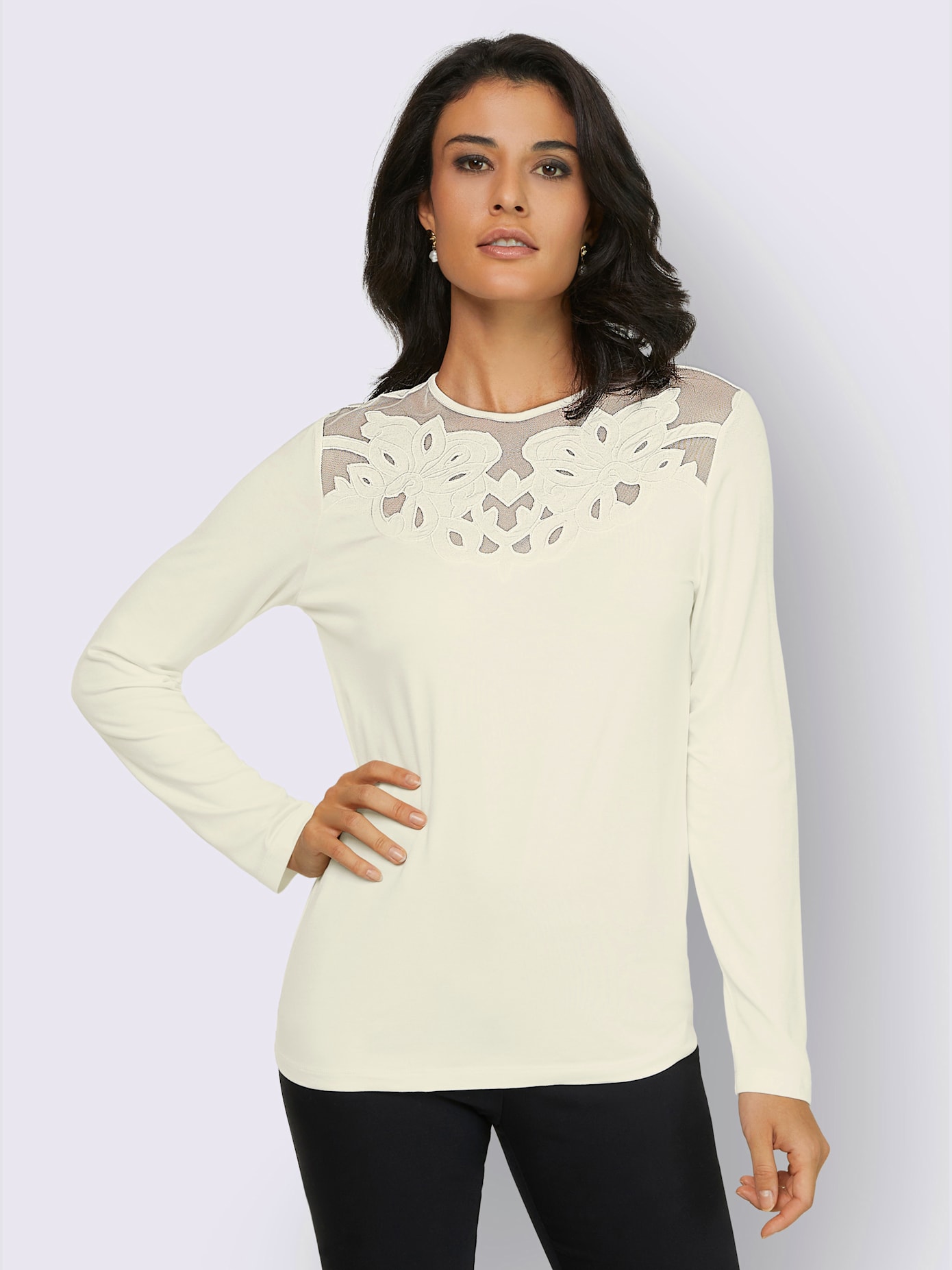 T-shirt à manches longues viscose