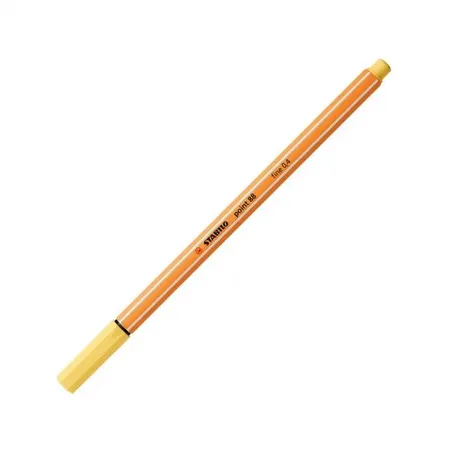 Fineliner - STABILO point 88 - Einzelstift - hellgelb
