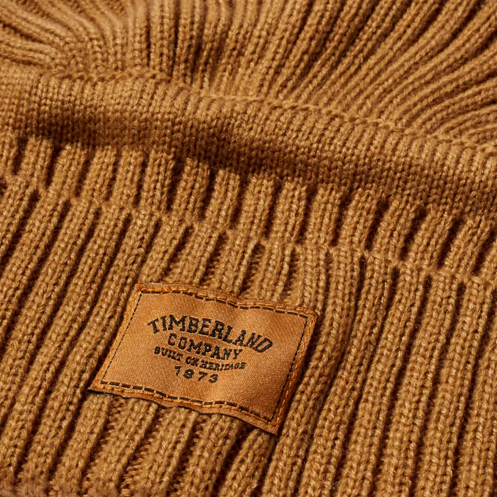 Bonnet côtelé Gulf Beach pour homme en jaune