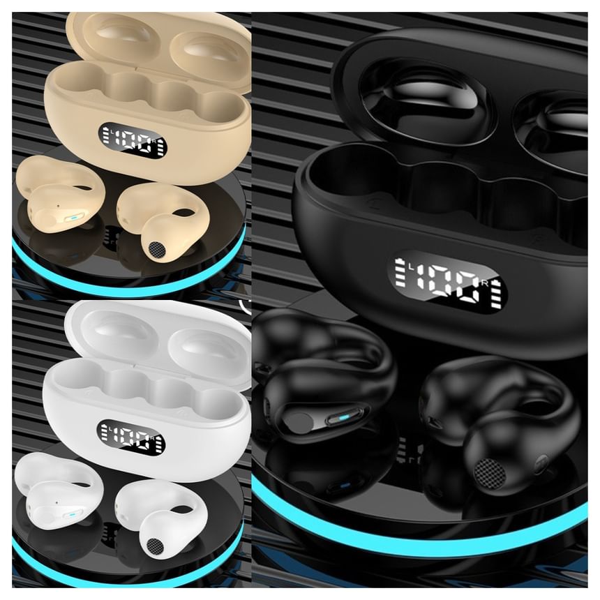 HOMTEC - USB oplaadbare, volledig draadloze Bluetooth-oortelefoon