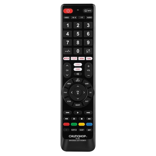 Fjernbetjening CHUNGHOP TX-01E Universal TV-fjernbetjening udskiftning