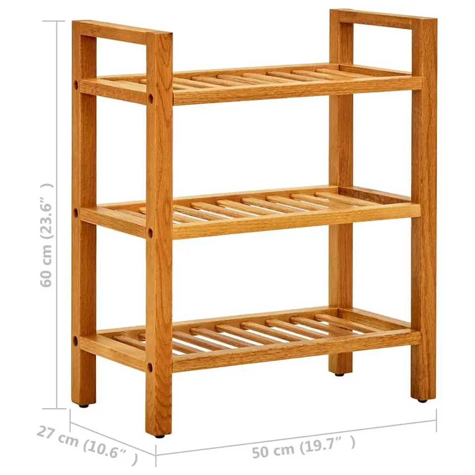 vidaXL - Schoenrek - Bruin - Hout