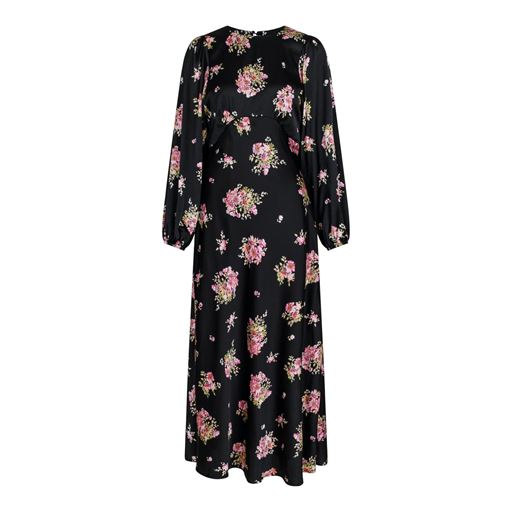 Neo Noir Ilba Flower Bunch Kjole, Black, 36