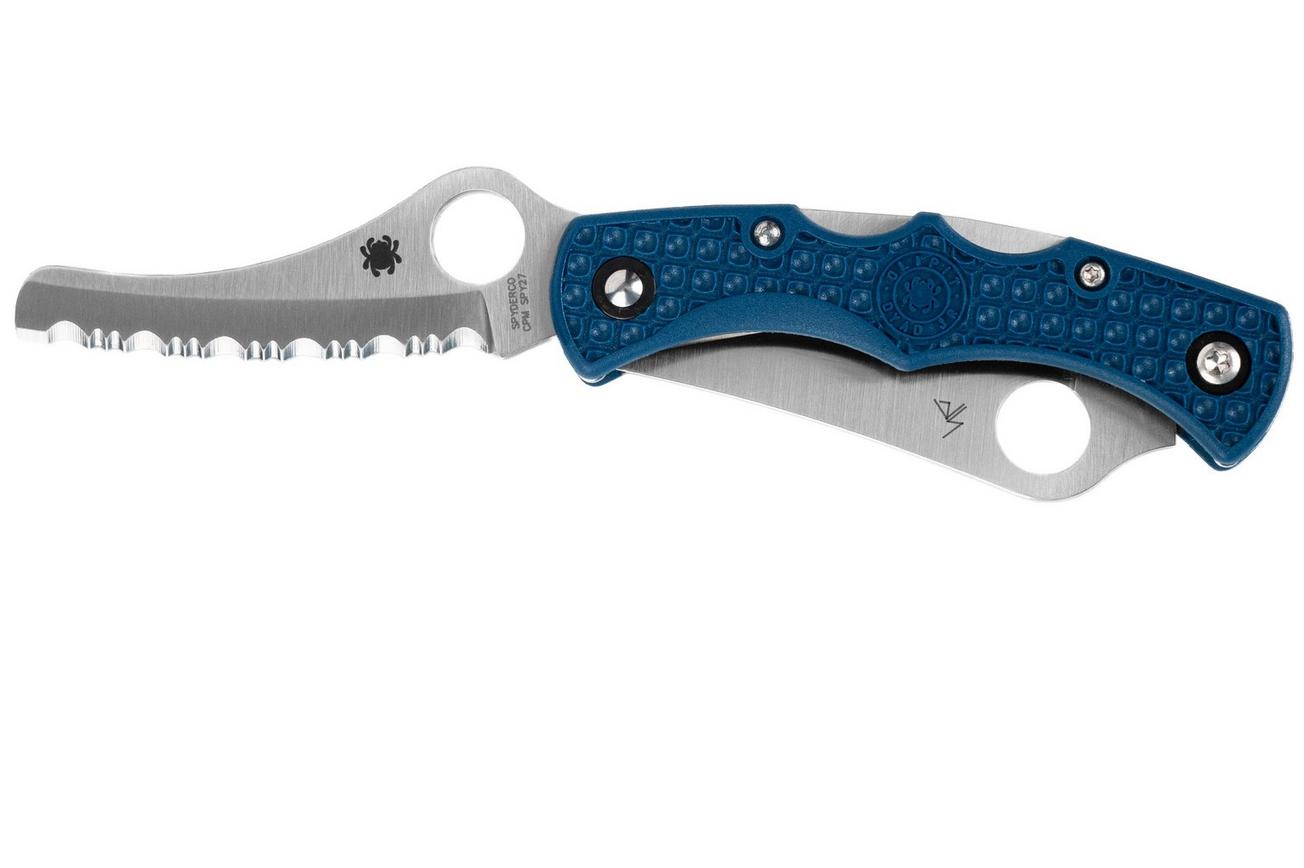 Spyderco Dyad Jr. Lightweight CPM SPY27 C39P-SCBL Cobalt Blue FRN, Sprint Run zakmes