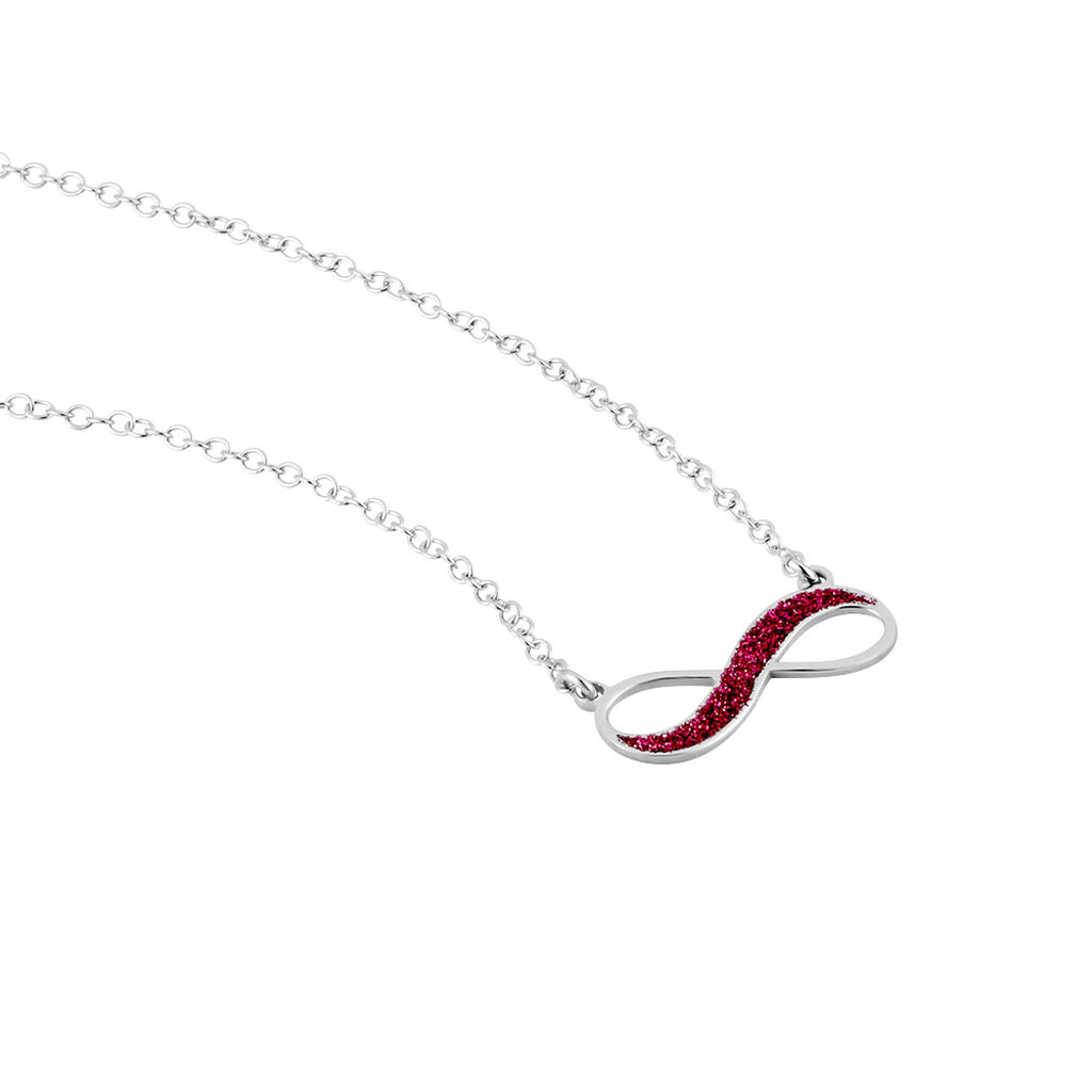 Collier Leevi Argent Blanc
