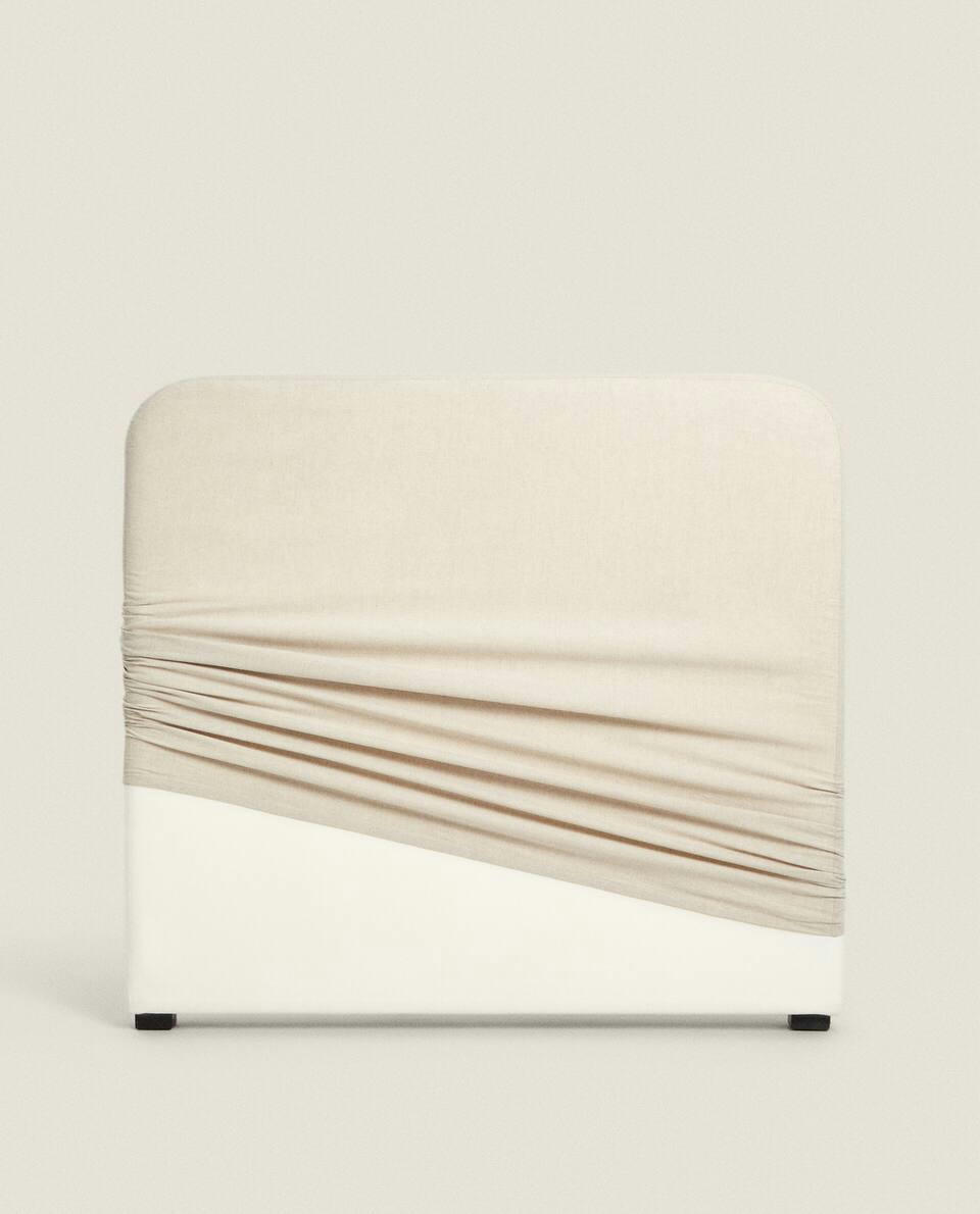 Cabeceira de linho (cama de 90 cm)