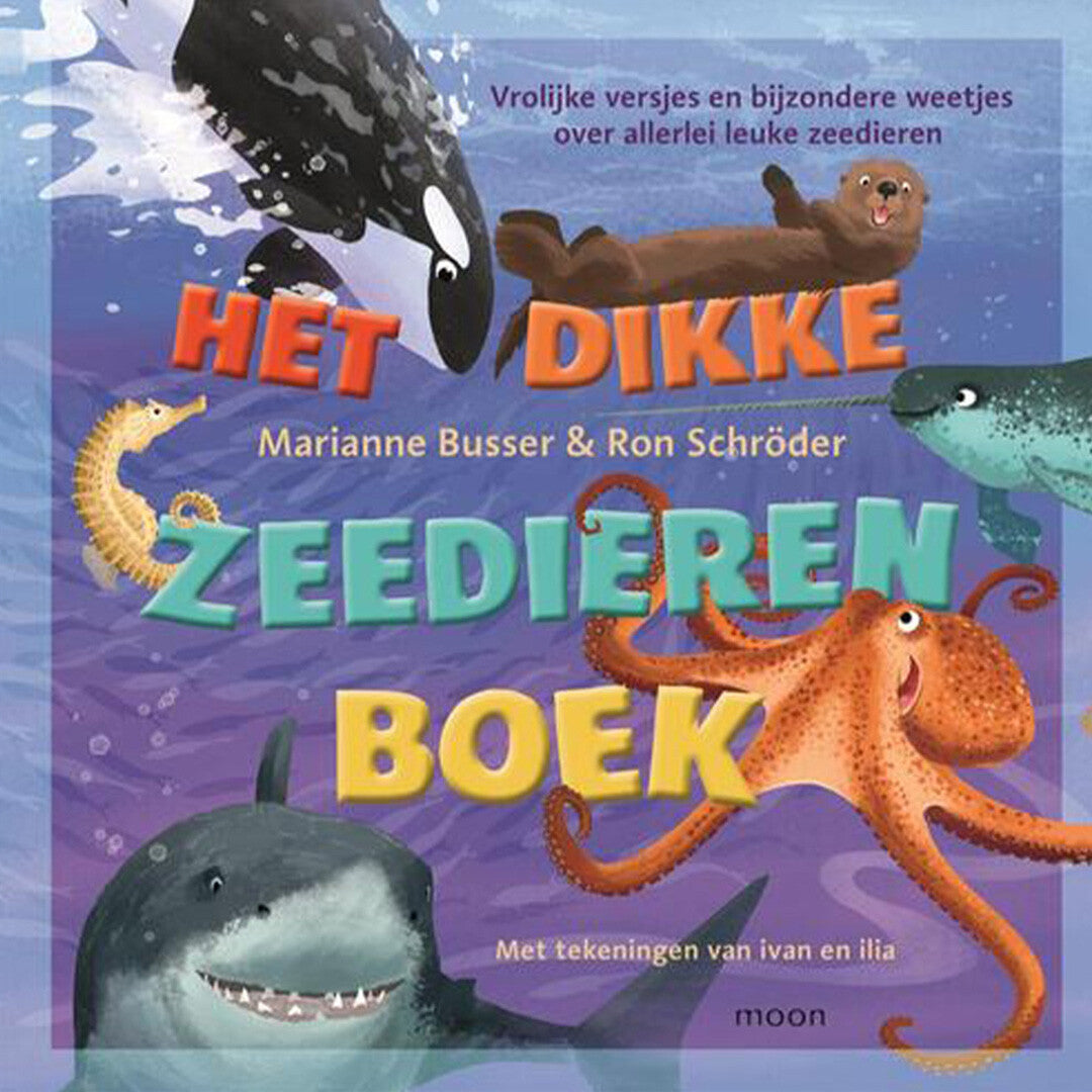 Uitgeverij moon het dikke zeedieren boek