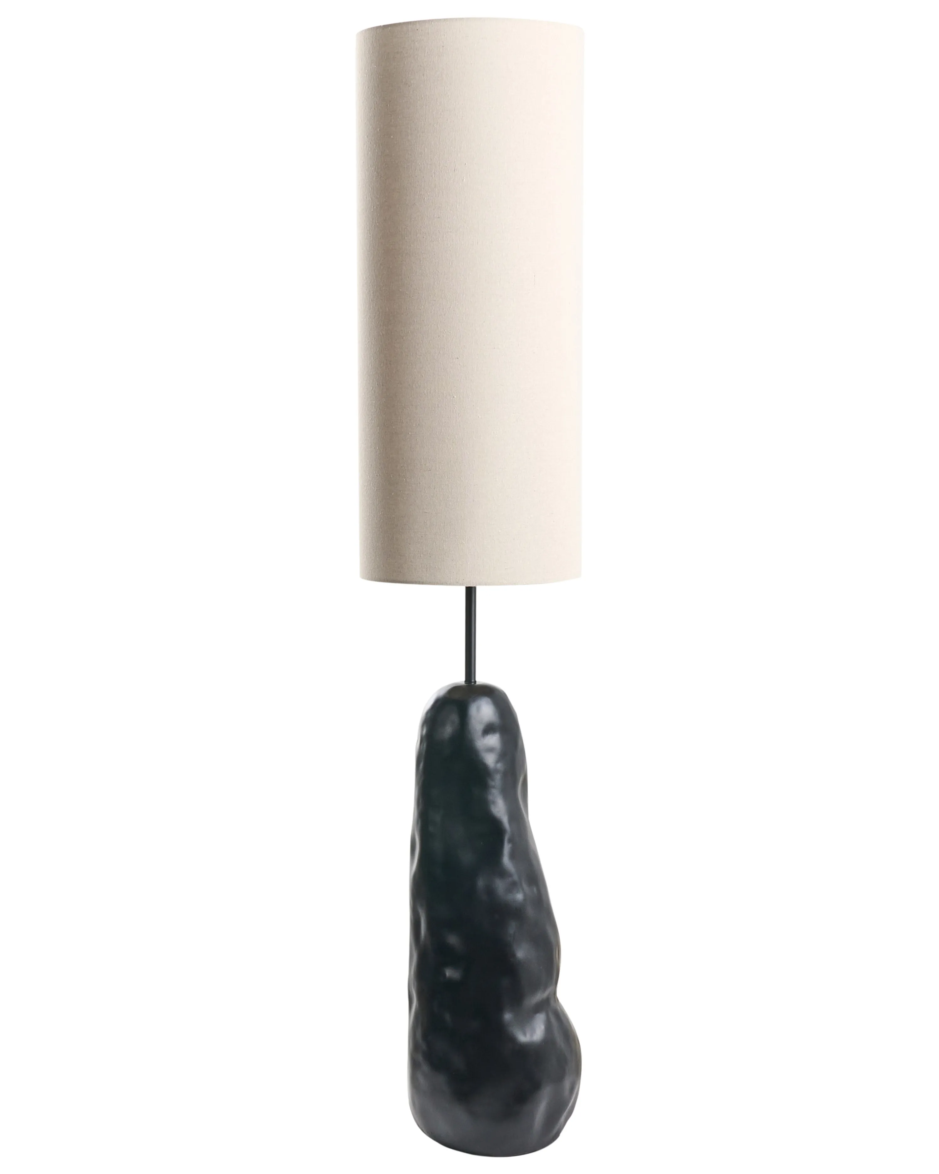 Staande lamp SELB Keramiek Zwart
