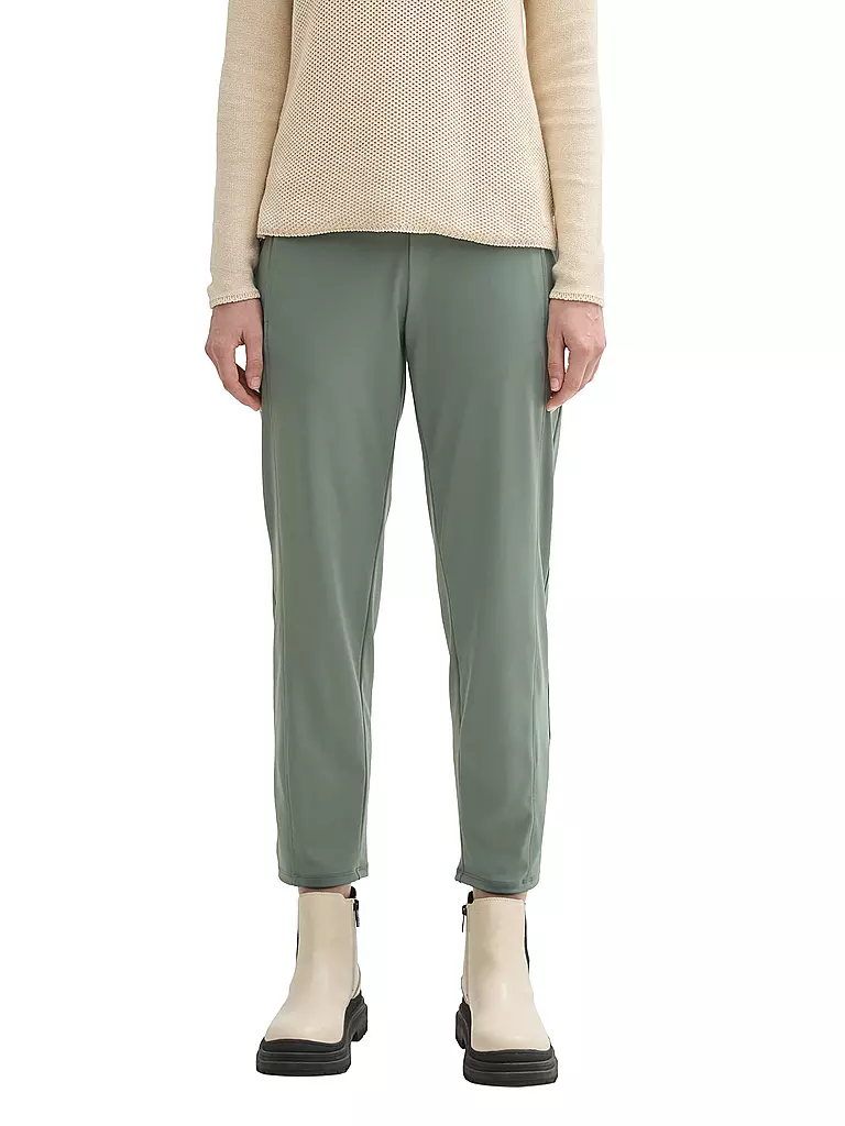 TOM TAILOR Hose Jogging Fit grün