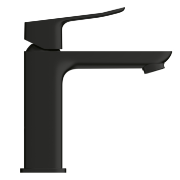 Grohe Dice wastafelmengkraan M-Size Push open Mat Zwart