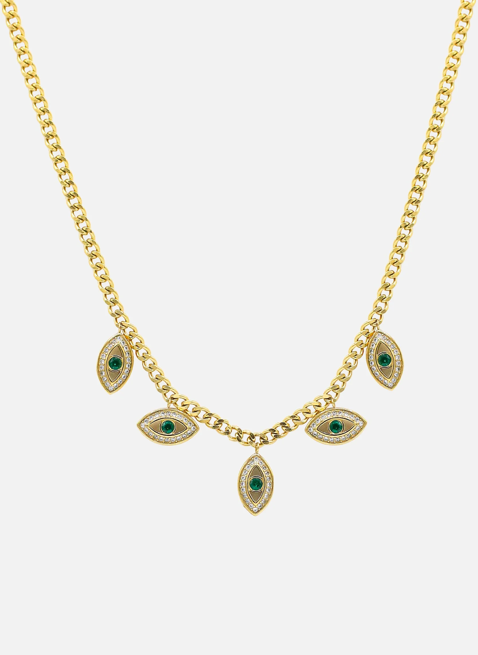 ASSOUAN - Collier chaîne assouan | Vert