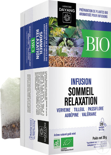 Dayang Infusion Sommeil Relaxation Bio 20 Sachets