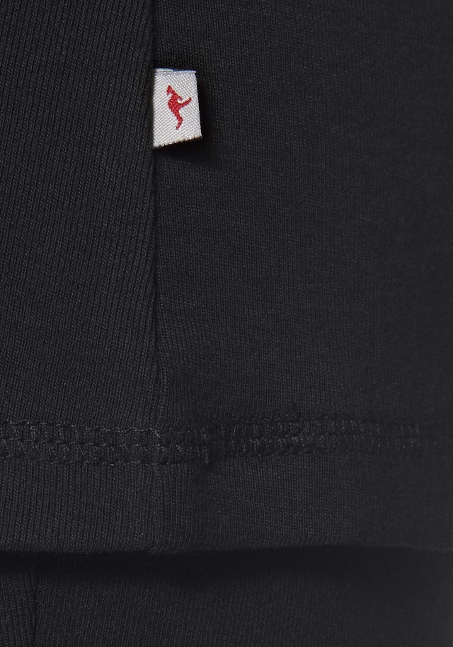 KangaROOS Kapuzenshirt , Langarm,  V-Ausschnitt,  aus 100% Baumwolle, grosse Grössen