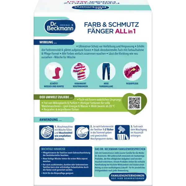 Farb- & Schmutzfänger ALL in 1 Tücher
