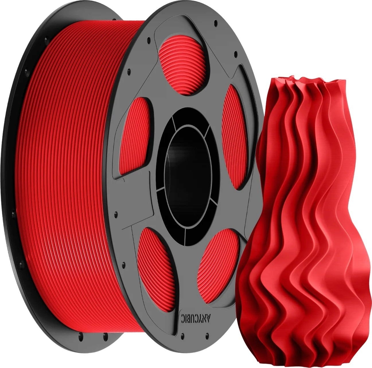 Anycubic  PLA Basic Red, 1,75 mm / 1000 g    Leicht zu druckendes PLA in Red