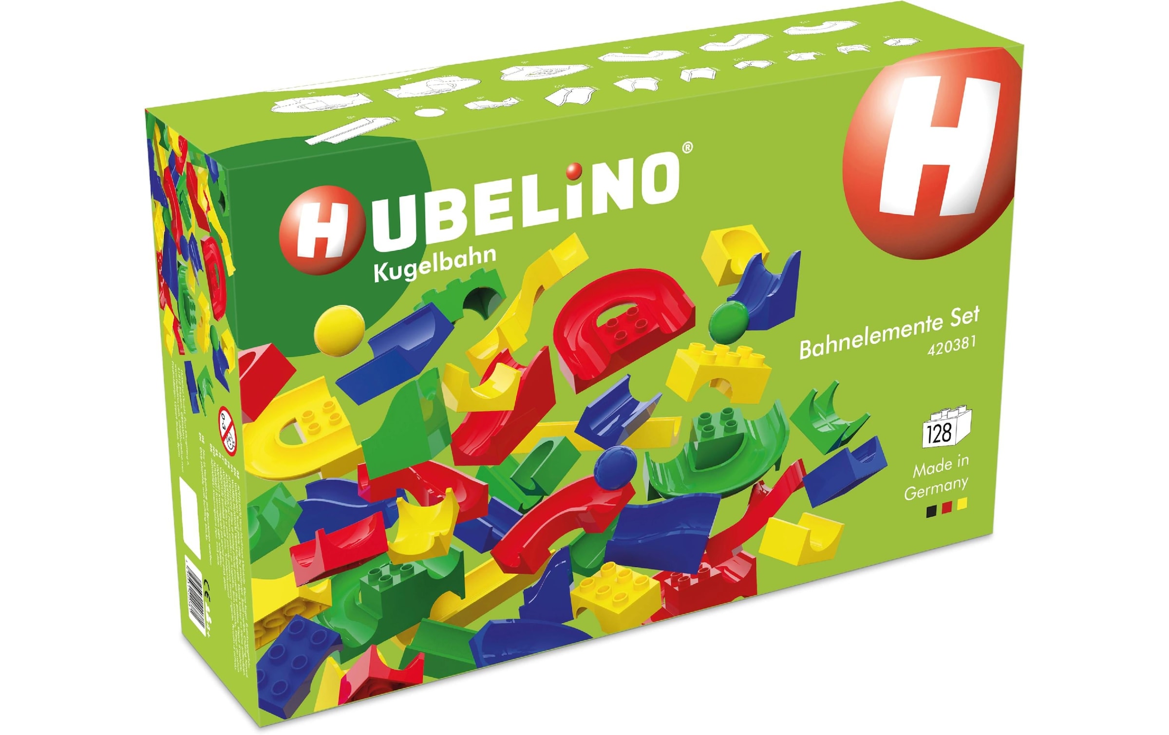 HUBELINO Kugelbahn »Set 128 Teile«