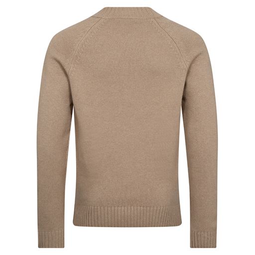 Bruun & Stengade Douglas Striktrøje, Sand, XL