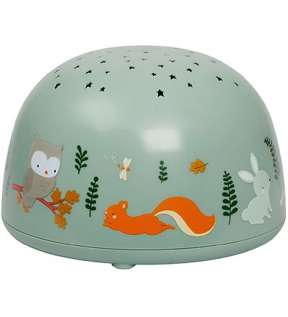 A Little Lovely Company Projektorlampe - 14x9 cm - Forest Kosten