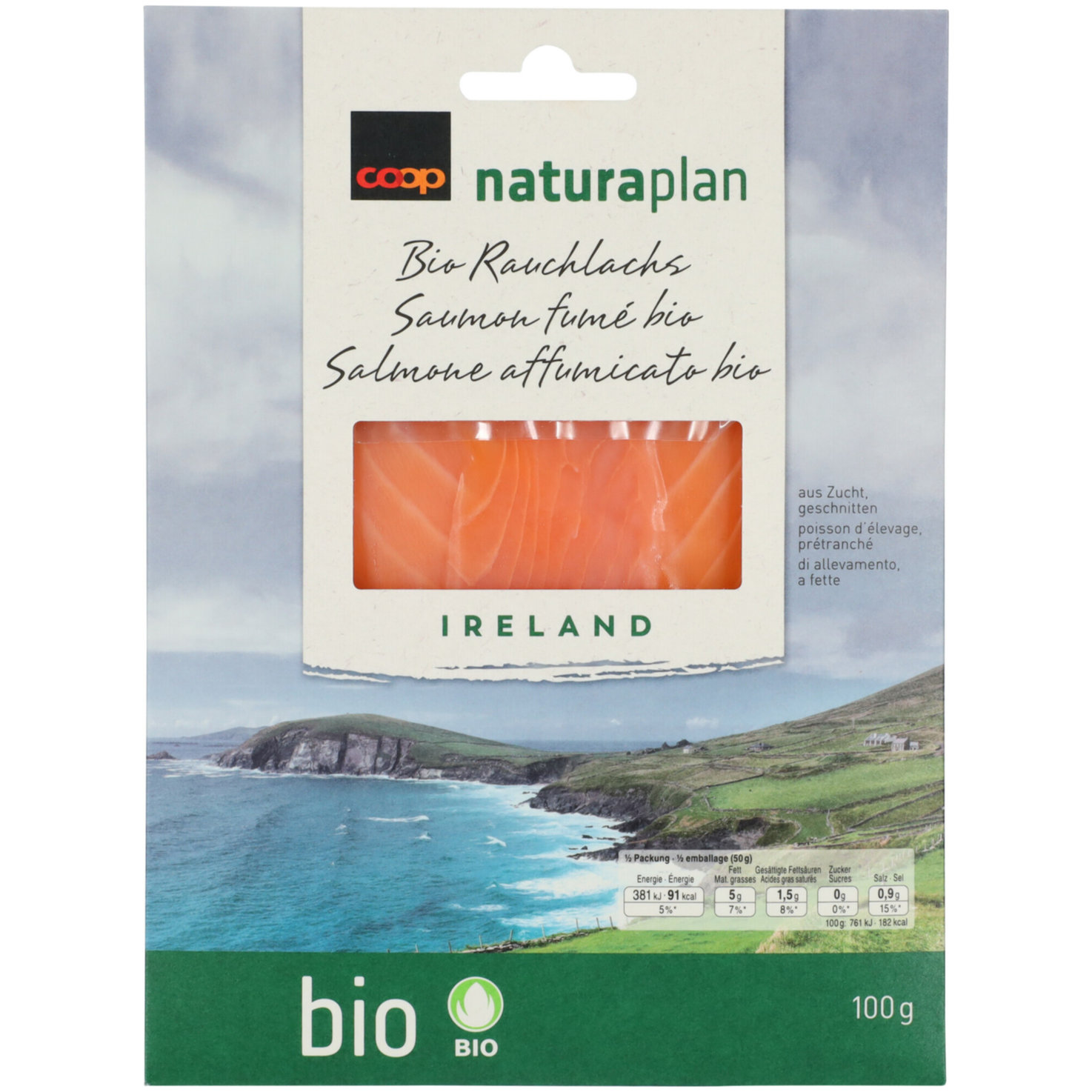 Naturaplan Bio Rauchlachs aus Irland
