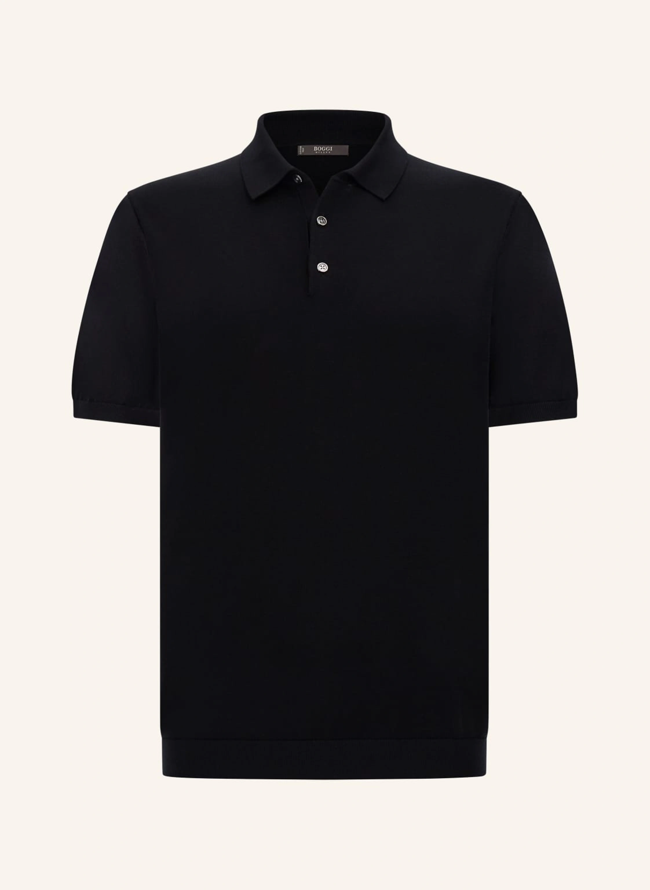 BOGGI MILANO Strick-Poloshirt