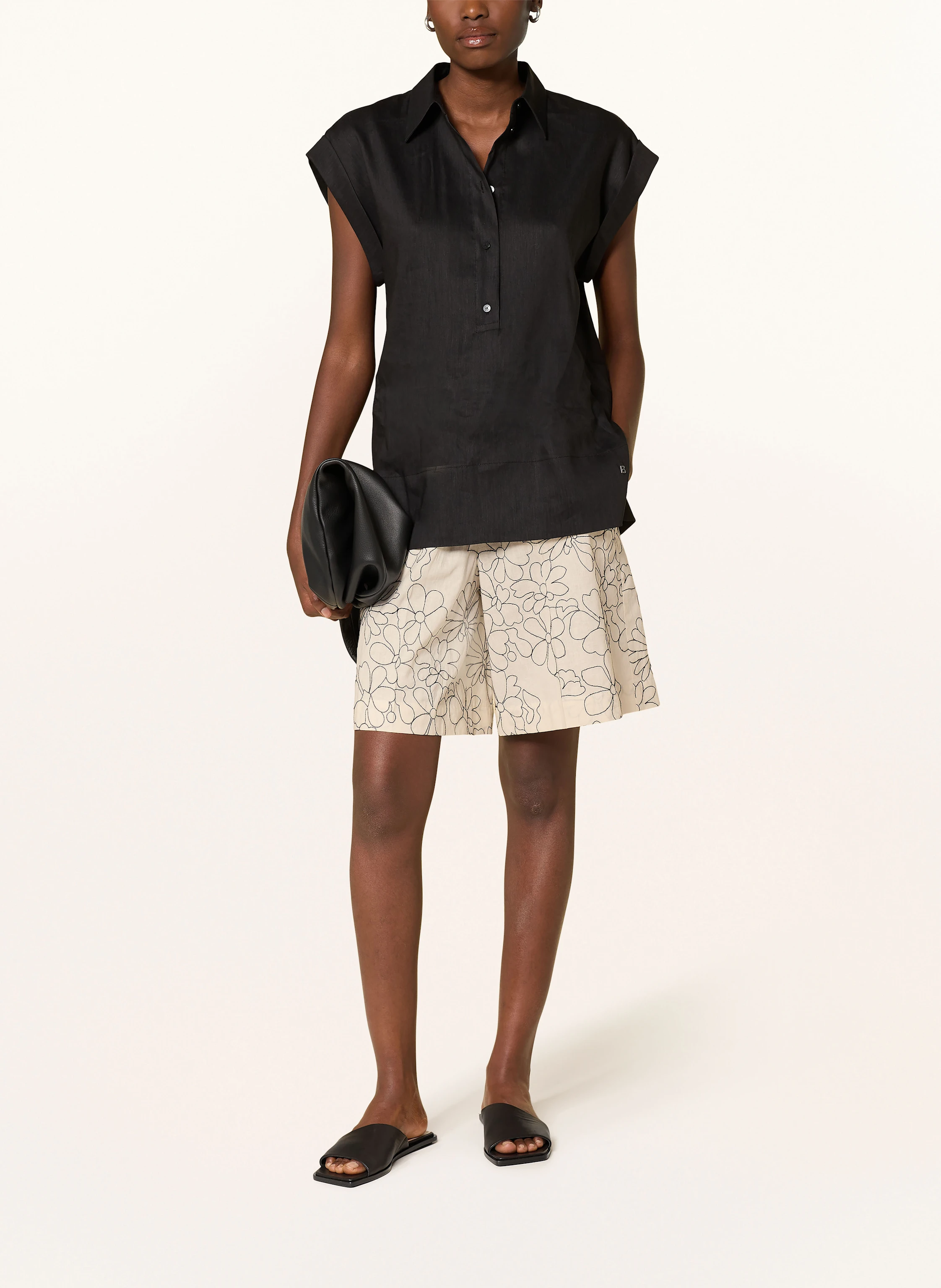 BOGNER Shorts CINZIA mit Leinen