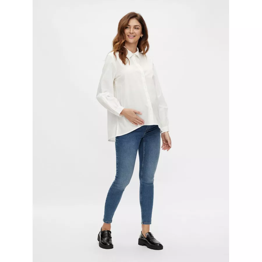 mama;licious Umstandsjeggings MLAMY Medium Blue Denim