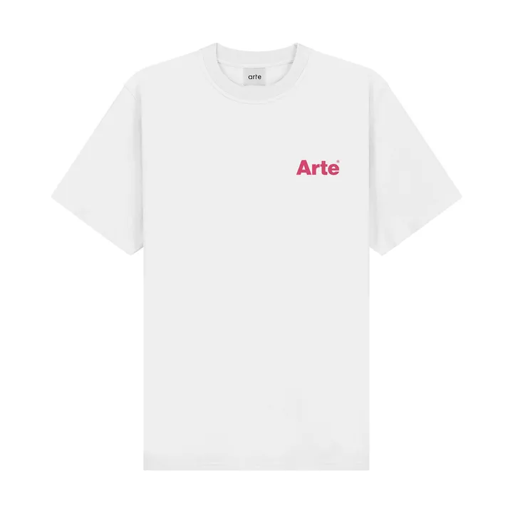 Arte Antwerp T-shirt Arte Back Leaves | Blanc