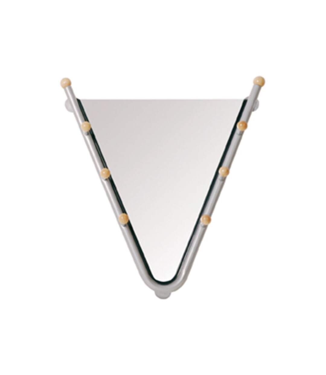 Paris Prix - Miroir Mural Design sanby 67cm Argent