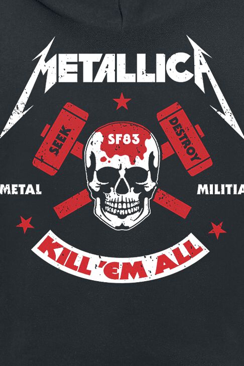 Kill 'Em All - Skull | Metallica Sweat-shirt à capuche