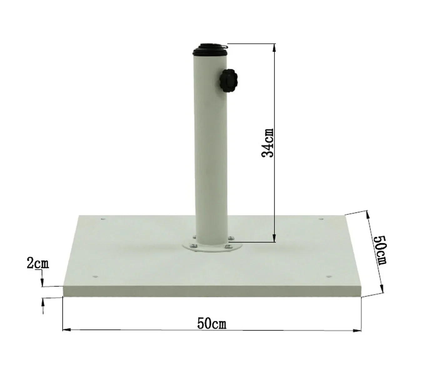 Skanden Parasollfot Oslo 40 kg