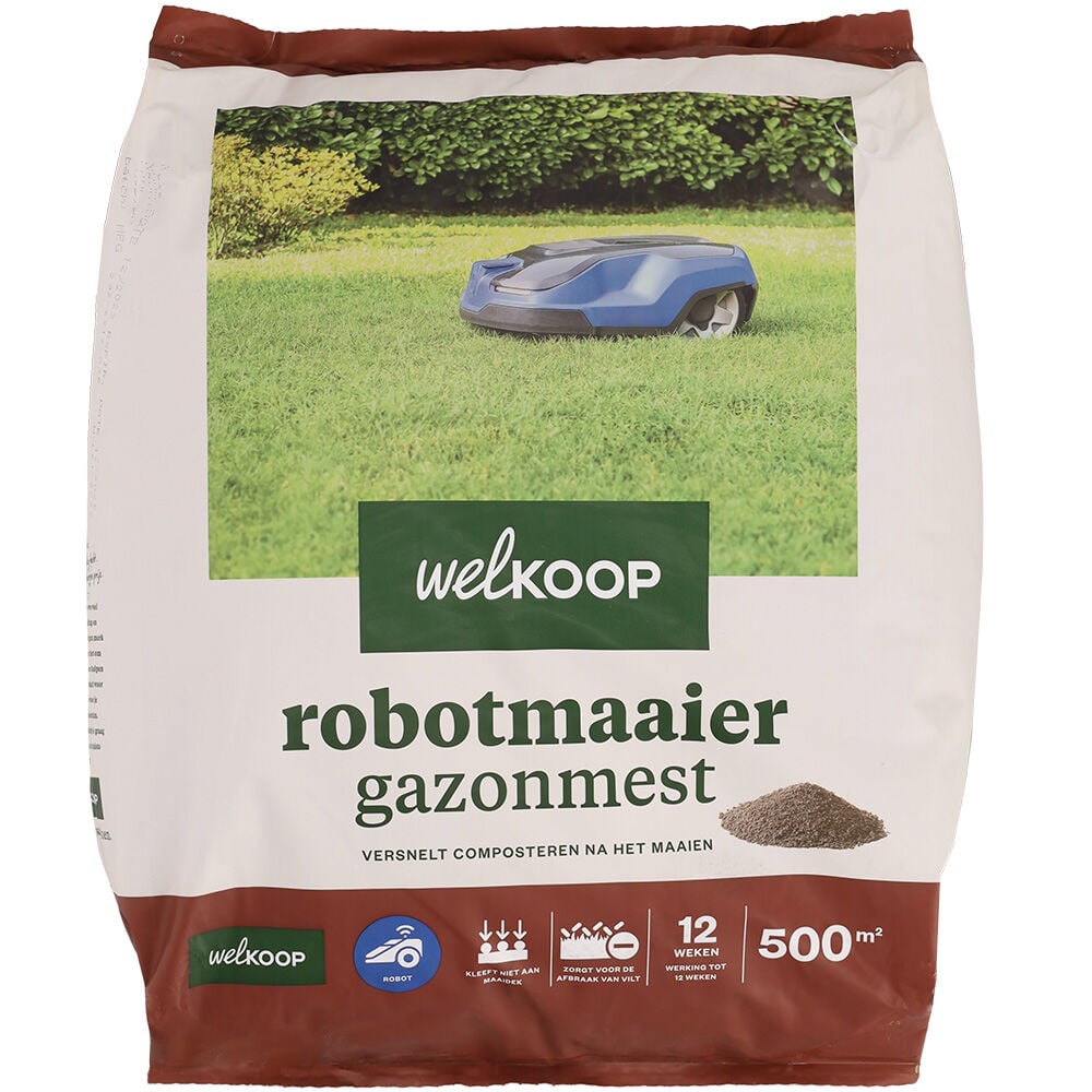 Welkoop - Robotmaaier Gazonmest - 500 m2 - 15 Kilogram