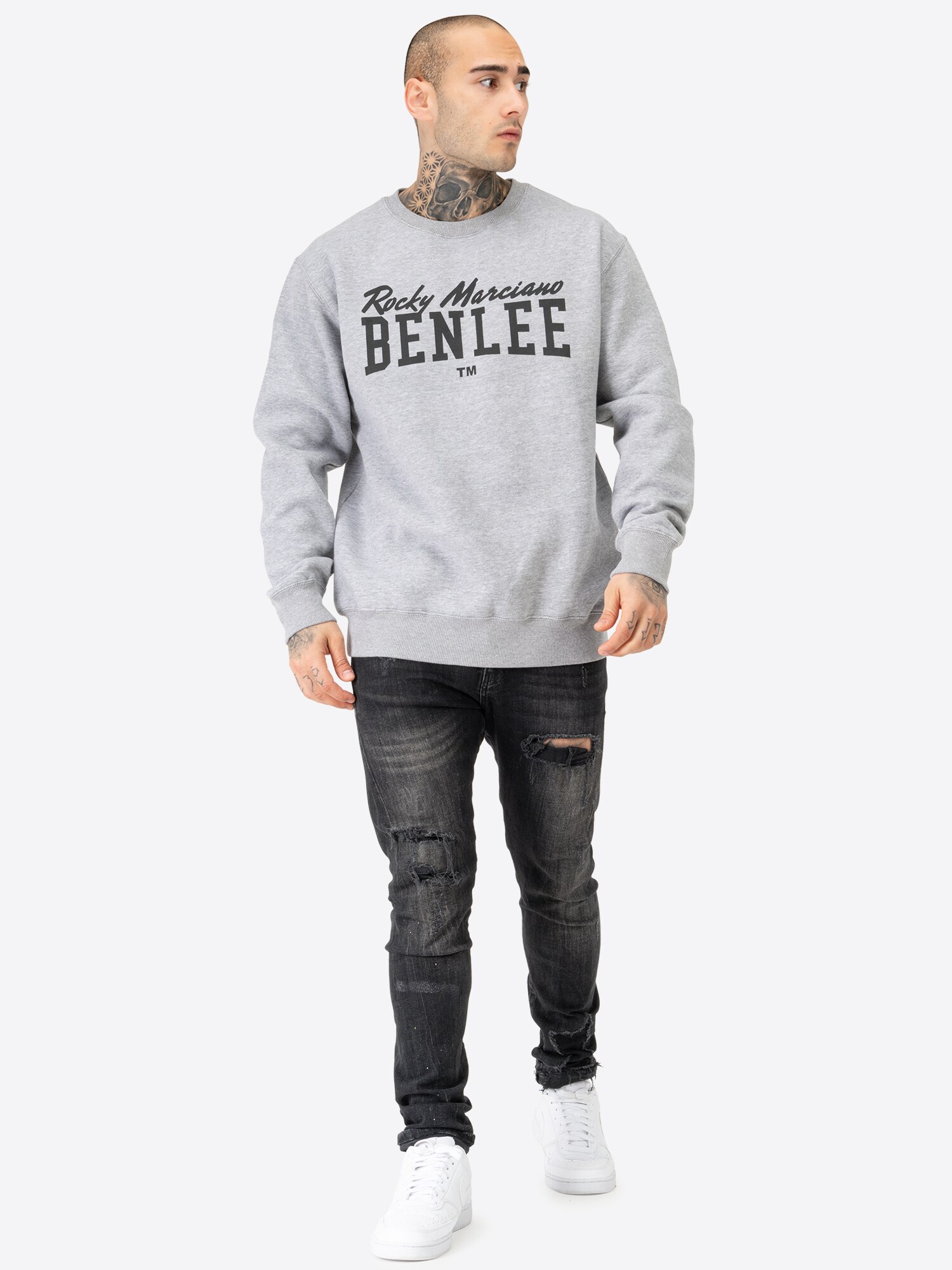 BENLEE Herren Rundhals Sweatshirt normale Passform RINSTON