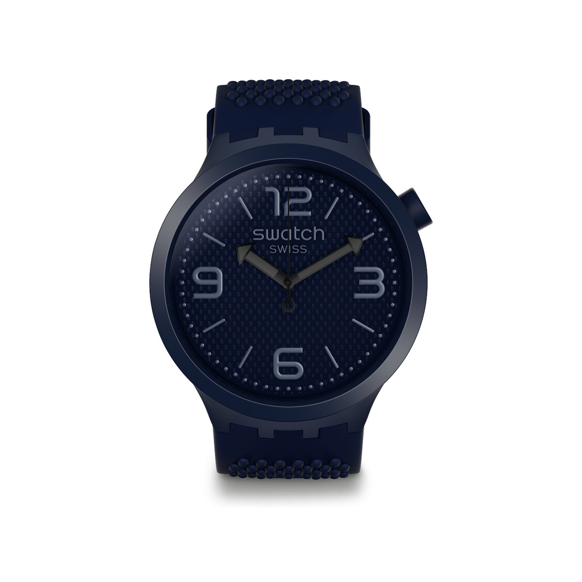 Montre Swatch mixte plastique et silicone bleu