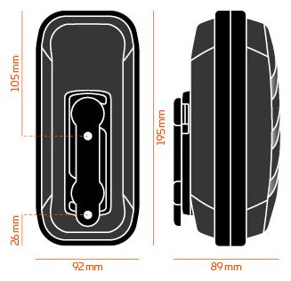 Trousse à Outils Fidlock Twist Toolbox   Fixation Bike Base Noir