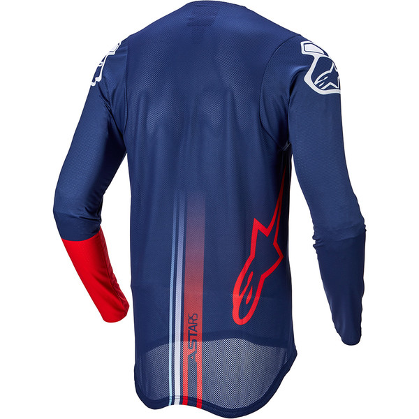 Alpinestars - Maillot Supertech Blaze Bleu foncé / Rouge / Blanc