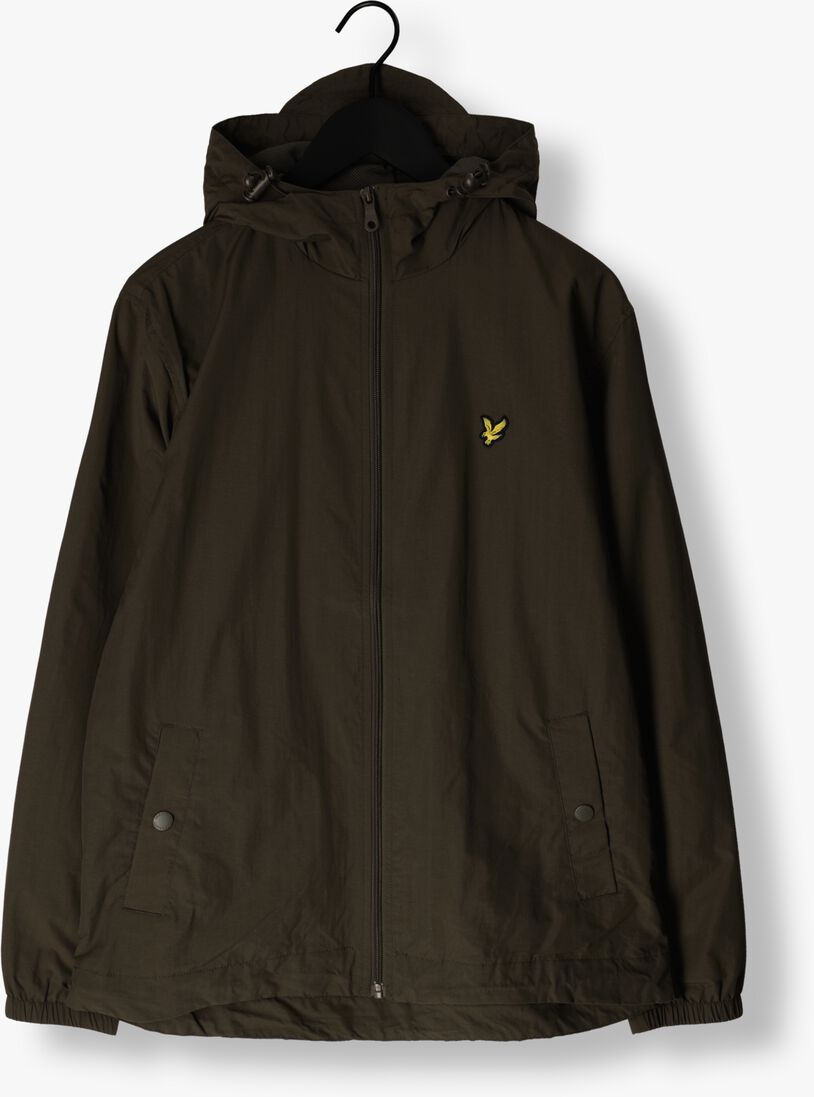 LYLE & SCOTT olijf lyle & scott jack zip through hooded jacket