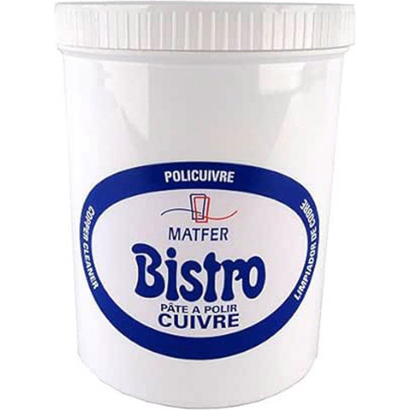 Pâte à polir le cuivre Policuivre Bistro - Pot de 1 Litre